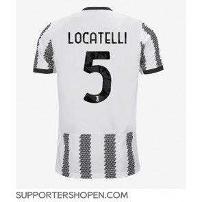 Juventus Manuel Locatelli #5 Hemma Matchtröja 2022-23 Kortärmad